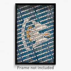 Springfield Louisiana Poster (LA City Souvenir 11x17 Town Print)