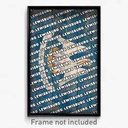 Lewisburg Louisiana Poster (LA City Souvenir 11x17 Town Print)