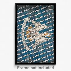 Sicily Island Louisiana Poster (LA City Souvenir 11x17 Town Print)