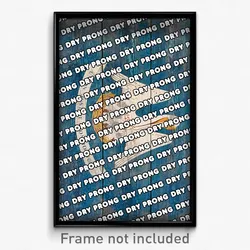 Dry Prong Louisiana Poster (LA City Souvenir 11x17 Town Print)