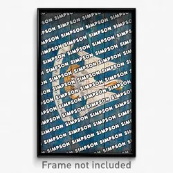 Simpson Louisiana Poster (LA City Souvenir 11x17 Town Print)