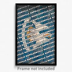 Napoleonville Louisiana Poster (LA City Souvenir 11x17 Town Print)