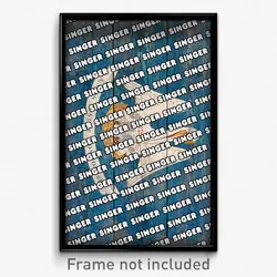 Singer Louisiana Poster (LA City Souvenir 11x17 Town Print)