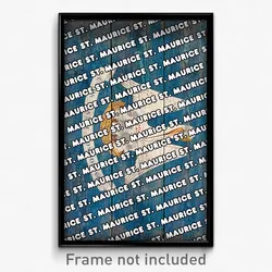 St. Maurice Louisiana Poster (LA City Souvenir 11x17 Town Print)