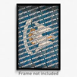Hosston Louisiana Poster (LA City Souvenir 11x17 Town Print)