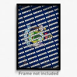 Brewer Maine Poster (ME City Souvenir 11x17 Town Print)