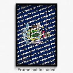South Eliot Maine Poster (ME City Souvenir 11x17 Town Print)