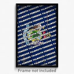 Falmouth Foreside Maine Poster (ME City Souvenir 11x17 Town Print)