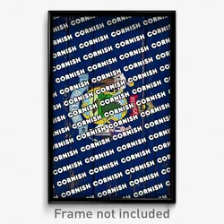 Cornish Maine Poster (ME City Souvenir 11x17 Town Print)