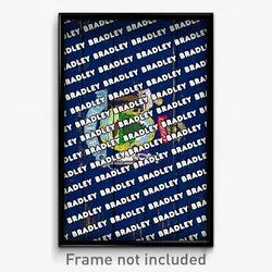 Bradley Maine Poster (ME City Souvenir 11x17 Town Print)