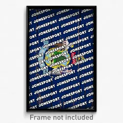 Jonesport Maine Poster (ME City Souvenir 11x17 Town Print)
