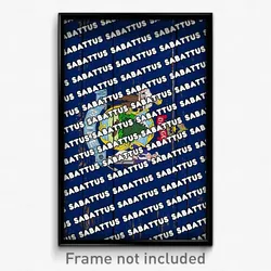 Sabattus Maine Poster (ME City Souvenir 11x17 Town Print)