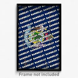 Rangeley Maine Poster (ME City Souvenir 11x17 Town Print)