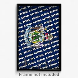 Bethel Maine Poster (ME City Souvenir 11x17 Town Print)