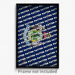 Patten Maine Poster (ME City Souvenir 11x17 Town Print)