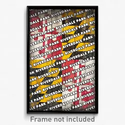 Riverdale Park Maryland Poster (MD City Souvenir 11x17 Town Print)