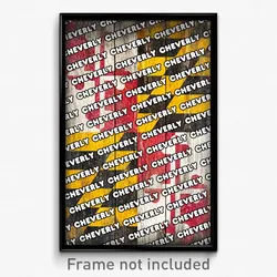Cheverly Maryland Poster (MD City Souvenir 11x17 Town Print)