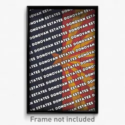 Donovan Estates Arizona Poster (AZ City Souvenir 11x17 Town Print)
