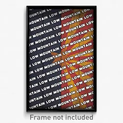 Low Mountain Arizona Poster (AZ City Souvenir 11x17 Town Print)