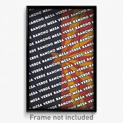 Rancho Mesa Verde Arizona Poster (AZ City Souvenir 11x17 Town Print)