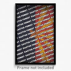 Cactus Forest Arizona Poster (AZ City Souvenir 11x17 Town Print)