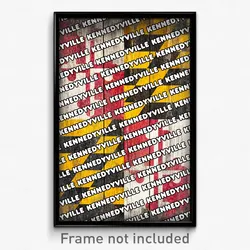 Kennedyville Maryland Poster (MD City Souvenir 11x17 Town Print)