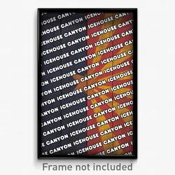 Icehouse Canyon Arizona Poster (AZ City Souvenir 11x17 Town Print)