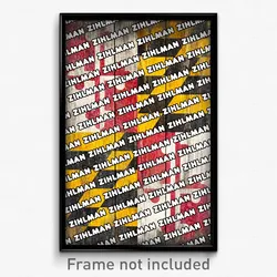 Zihlman Maryland Poster (MD City Souvenir 11x17 Town Print)