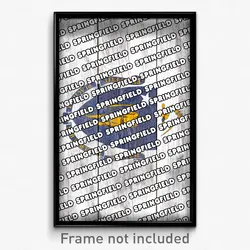 Springfield Massachusetts Poster (MA City Souvenir 11x17 Town Print)