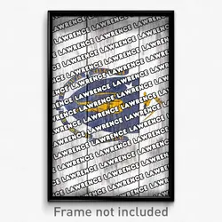 Lawrence Massachusetts Poster (MA City Souvenir 11x17 Town Print)