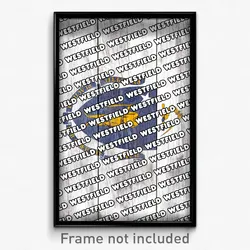 Westfield Massachusetts Poster (MA City Souvenir 11x17 Town Print)