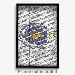 Whitinsville Massachusetts Poster (MA City Souvenir 11x17 Town Print)