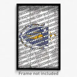 West Yarmouth Massachusetts Poster (MA City Souvenir 11x17 Town Print)