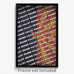 Round Valley Arizona Poster (AZ City Souvenir 11x17 Town Print)