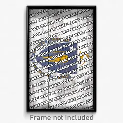 Ocean Bluff-Brant Rock Massachusetts Poster (MA City Souvenir 11x17 Town Print)