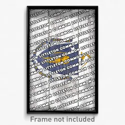 Littleton Common Massachusetts Poster (MA City Souvenir 11x17 Town Print)