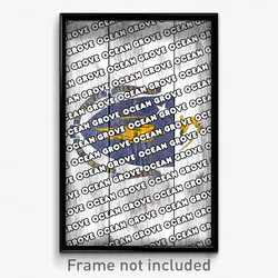 Ocean Grove Massachusetts Poster (MA City Souvenir 11x17 Town Print)