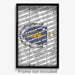 West Wareham Massachusetts Poster (MA City Souvenir 11x17 Town Print)