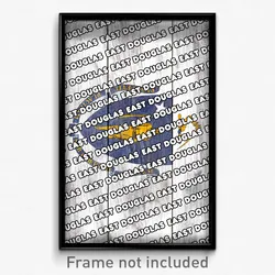East Douglas Massachusetts Poster (MA City Souvenir 11x17 Town Print)