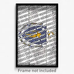 West Chatham Massachusetts Poster (MA City Souvenir 11x17 Town Print)