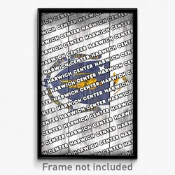 Harwich Center Massachusetts Poster (MA City Souvenir 11x17 Town Print)