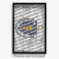 Mashpee Neck Massachusetts Poster (MA City Souvenir 11x17 Town Print)