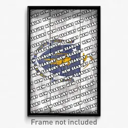 New Seabury Massachusetts Poster (MA City Souvenir 11x17 Town Print)