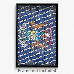 Holland Michigan Poster (MI City Souvenir 11x17 Town Print)