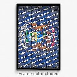 Troy Michigan Poster (MI City Souvenir 11x17 Town Print)