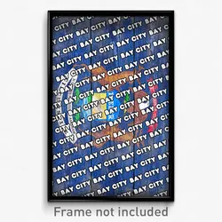 Bay City Michigan Poster (MI City Souvenir 11x17 Town Print)