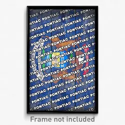 Pontiac Michigan Poster (MI City Souvenir 11x17 Town Print)