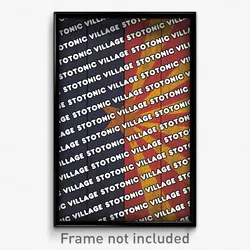 Stotonic Village Arizona Poster (AZ City Souvenir 11x17 Town Print)