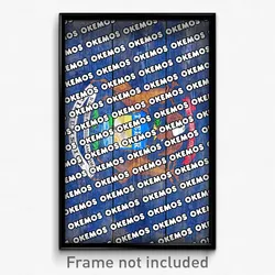 Okemos Michigan Poster (MI City Souvenir 11x17 Town Print)