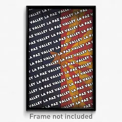 La Paz Valley Arizona Poster (AZ City Souvenir 11x17 Town Print)